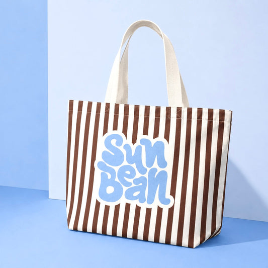 SUNBEAN Stripe Mini Tote Bag