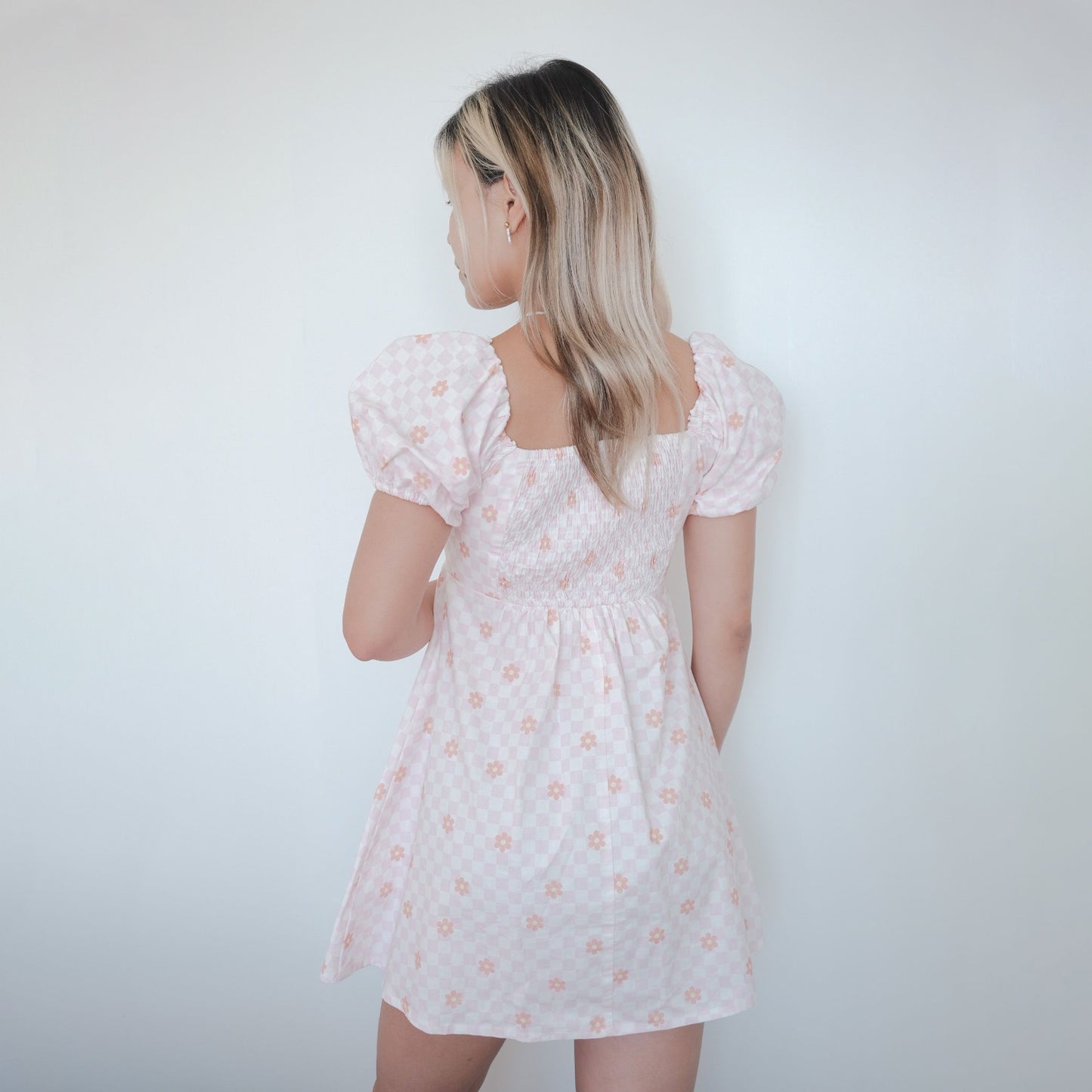 Floral Puff Sleeves Dress Sunbean