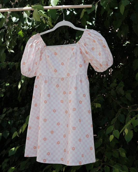 Floral Puff Sleeves Dress Sunbean