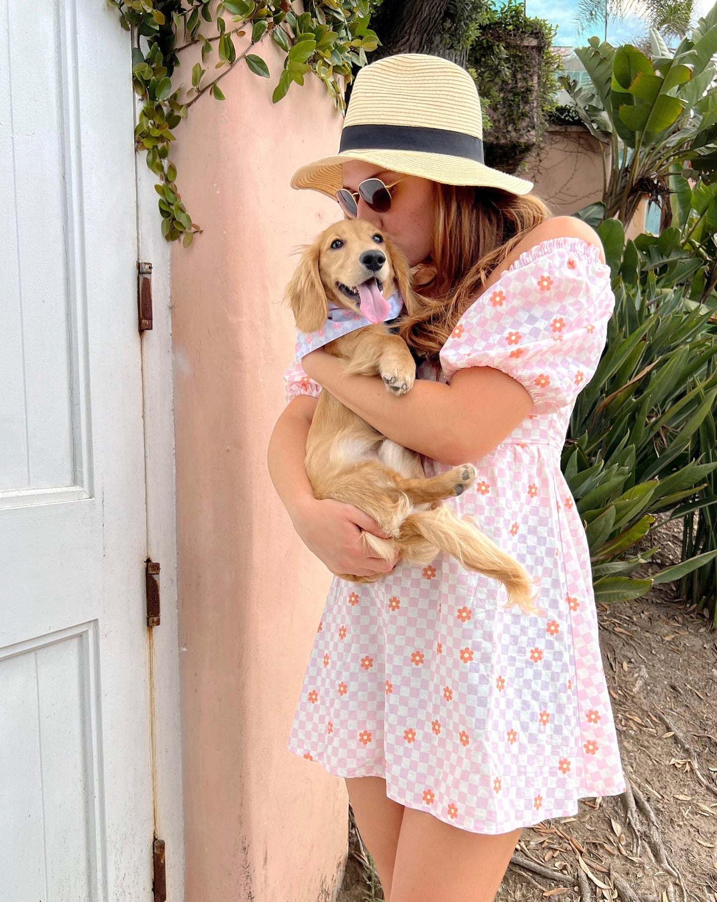 Floral Puff Sleeves Dress Sunbean
