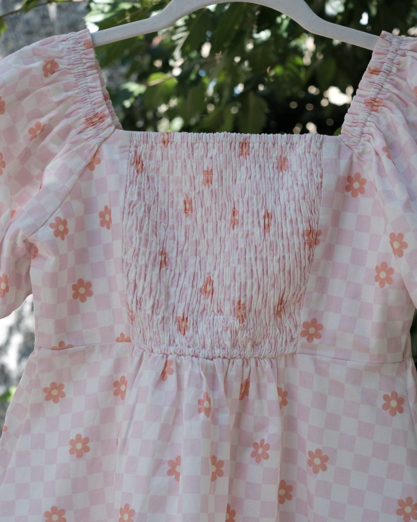 Floral Puff Sleeves Dress Sunbean