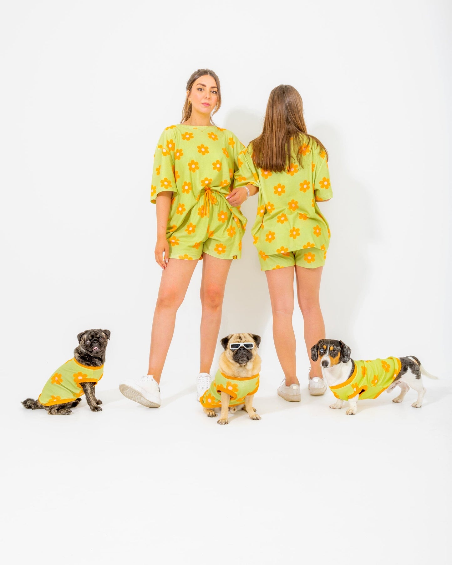 Flower Power Human Oversized T-shirt Sunbean