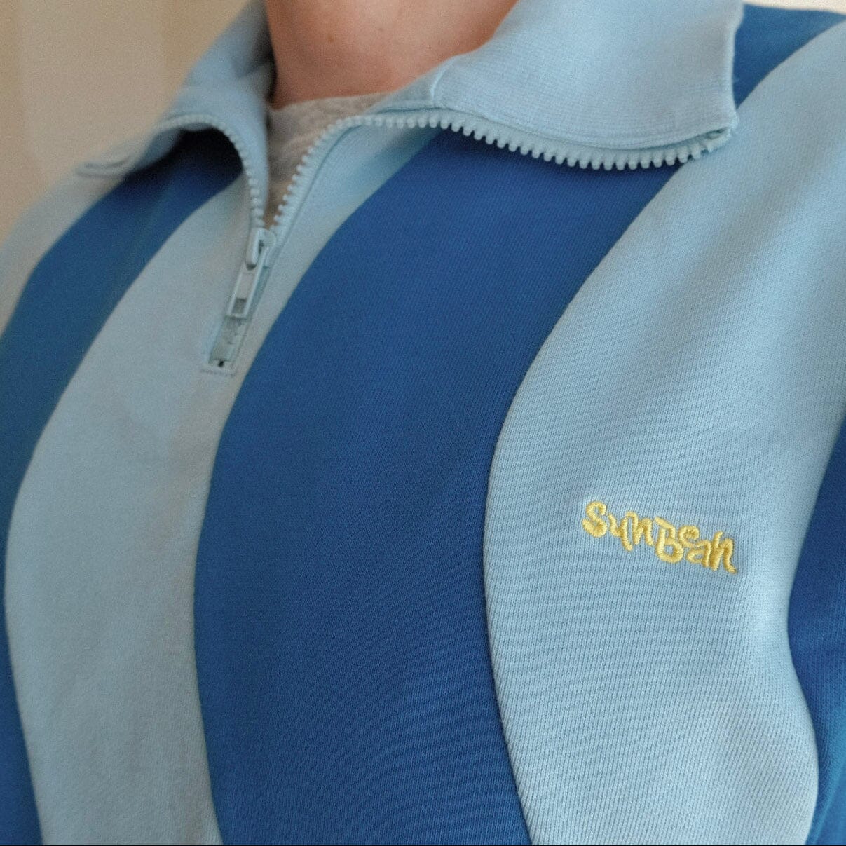 Ziggy Cotton Human Quarter-Zip Sweatshirt Sunbean
