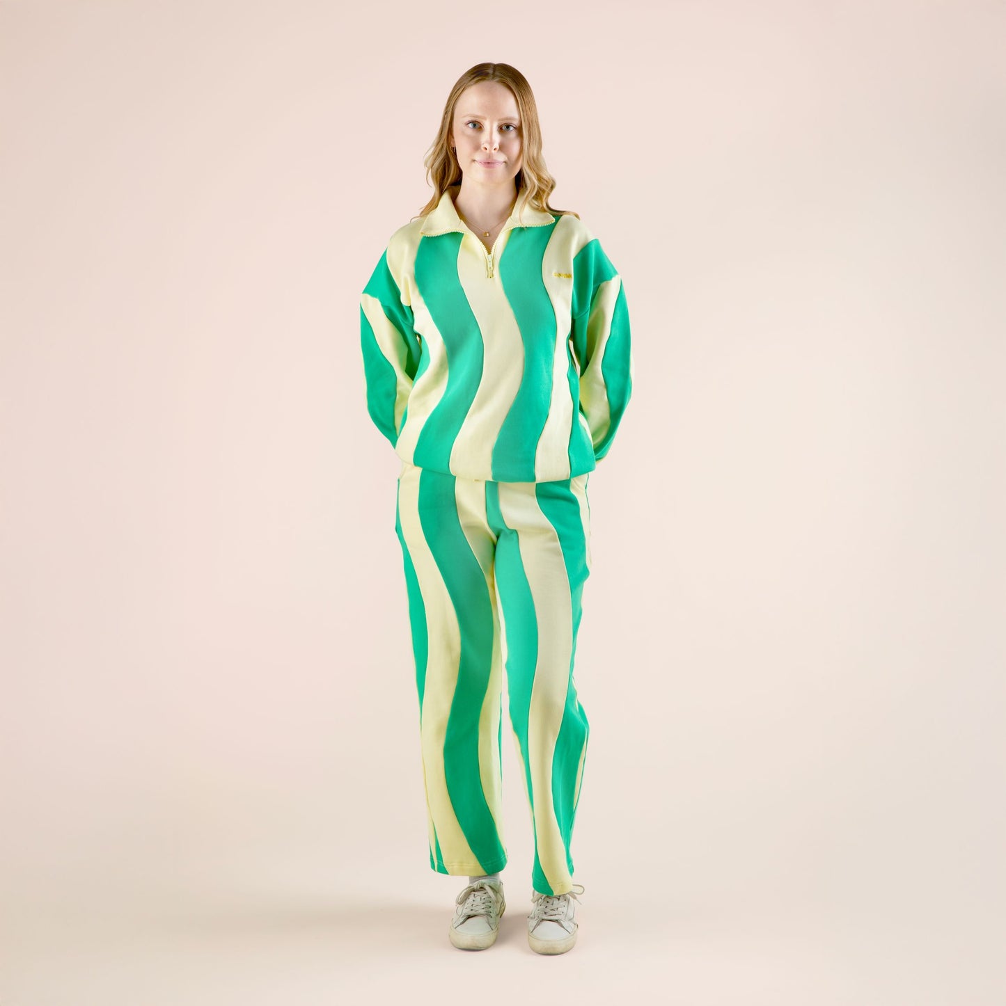 Ziggy Cotton Human Quarter-Zip Sweatshirt Sunbean