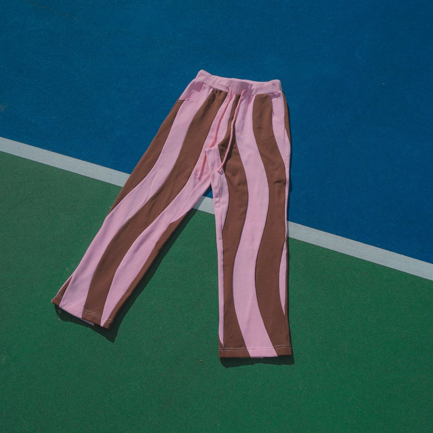 Ziggy Cotton Human Sweatpants Sunbean S Peony + Espresso