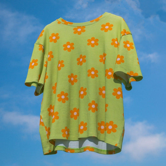 *PRE-ORDER* Flower Power Human Oversized T-shirt Sunbean