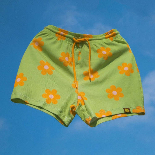 *PRE-ORDER* Flower Power Human Shorts Sunbean