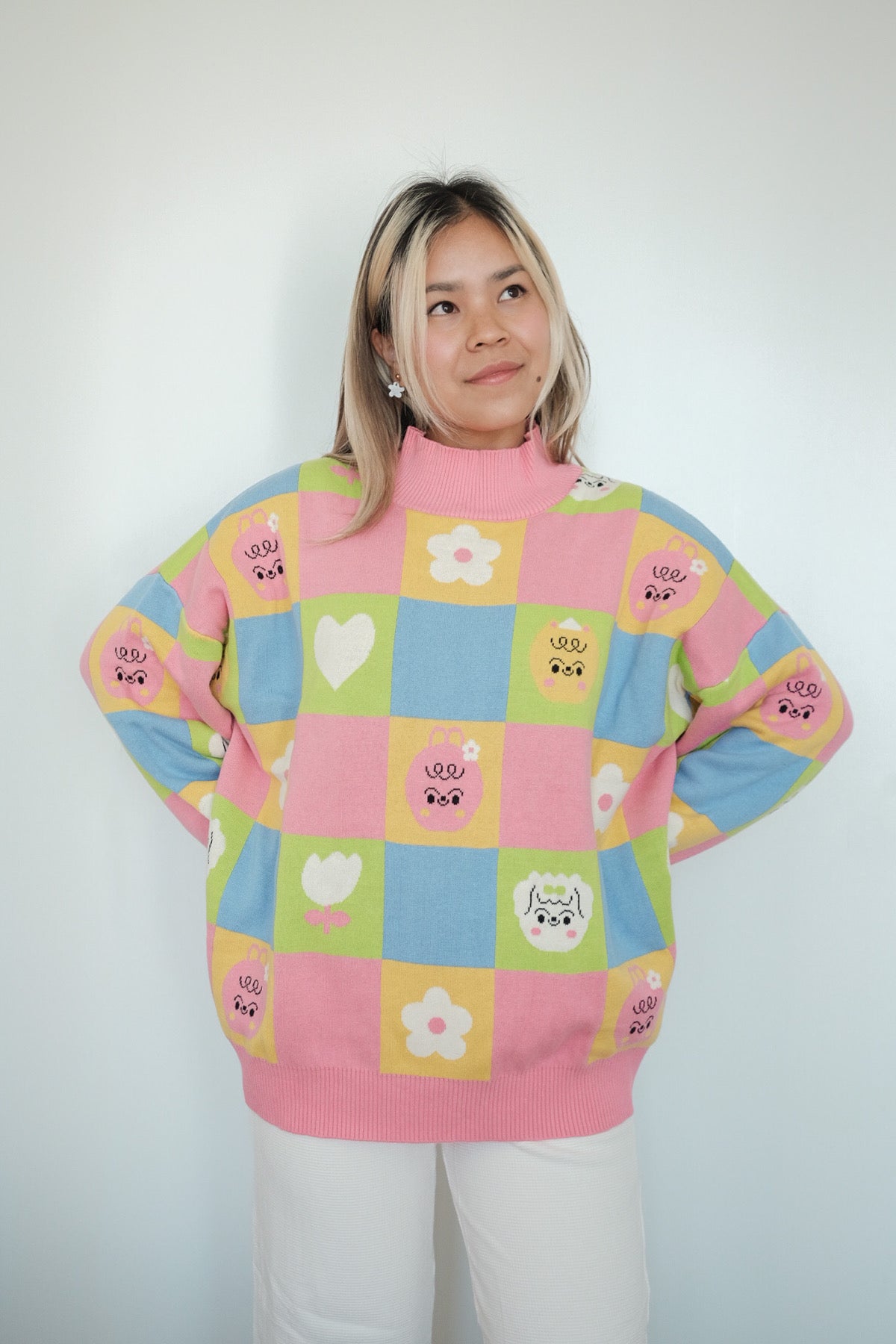 Vintage Oversized outlet Cotton Candy Sweater