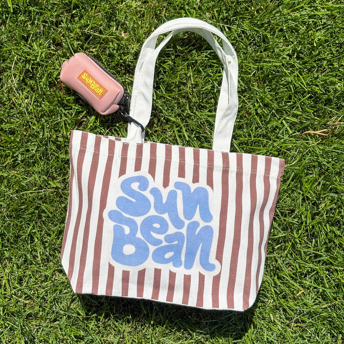 SUNBEAN Stripe Mini Tote Bag
