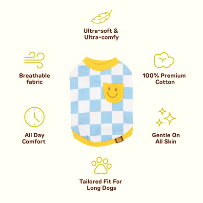 Dog Cotton Smiley Tee