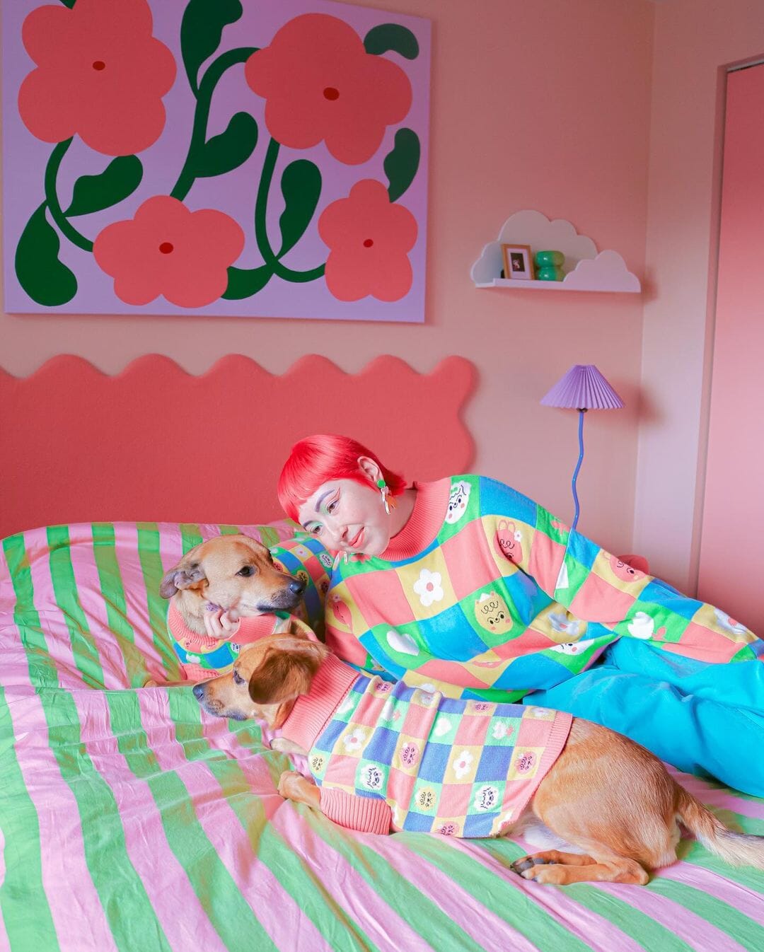 Candy Courn Human Sweater Sweater Sunbean 