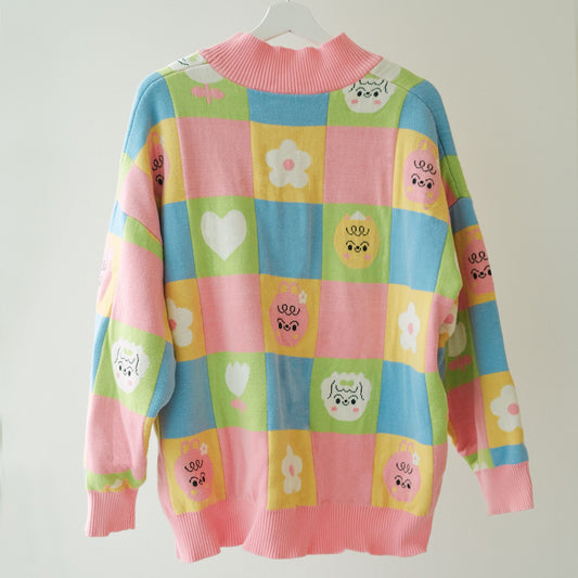 Candy Courn Human Sweater Sweater Sunbean 