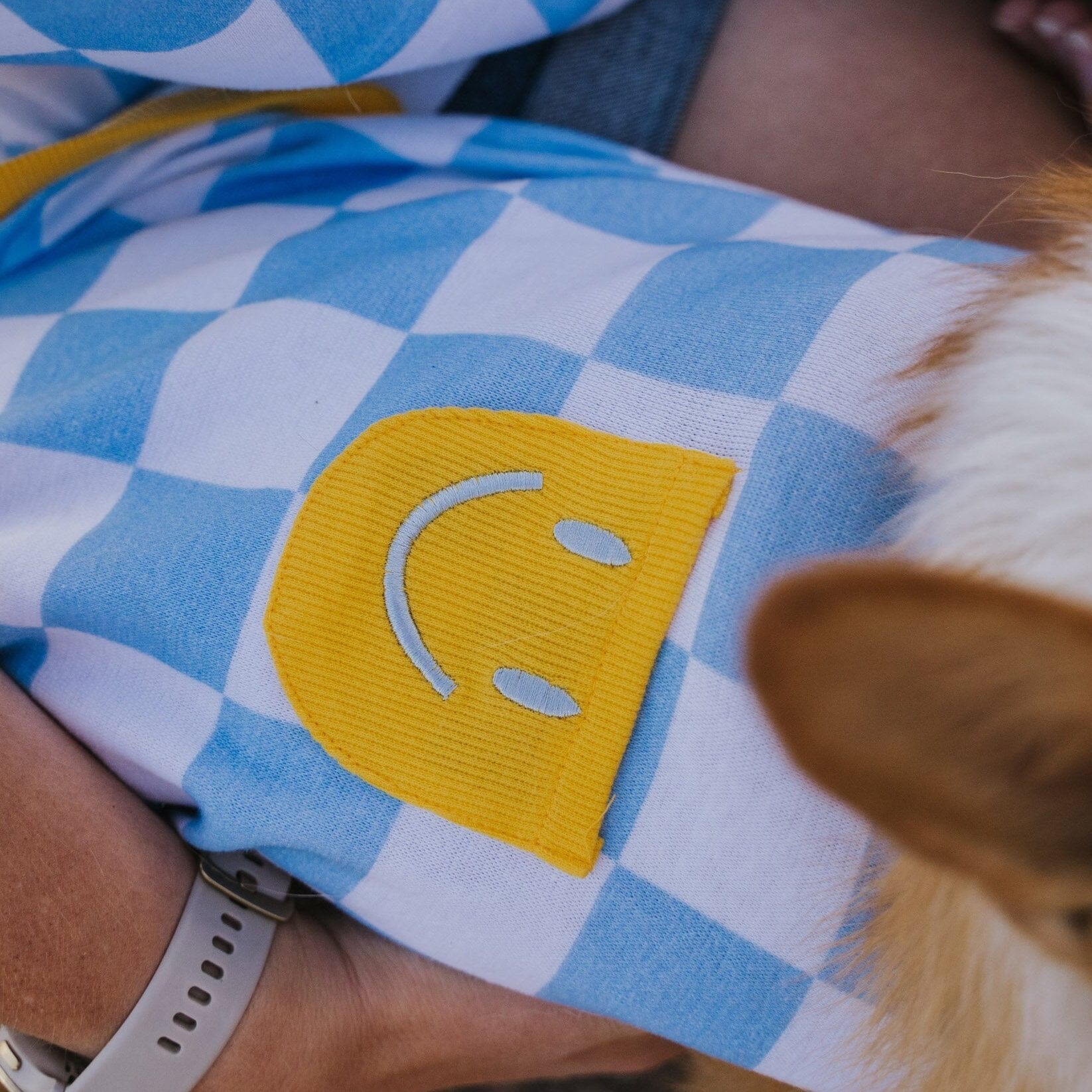 Dog Cotton Smiley Tee Sunbean 