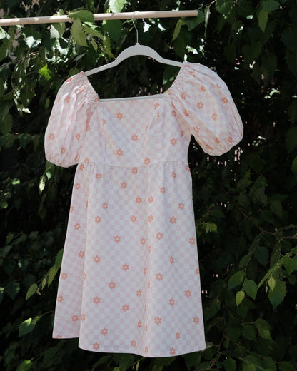 Floral Puff Sleeves Dress Sunbean 
