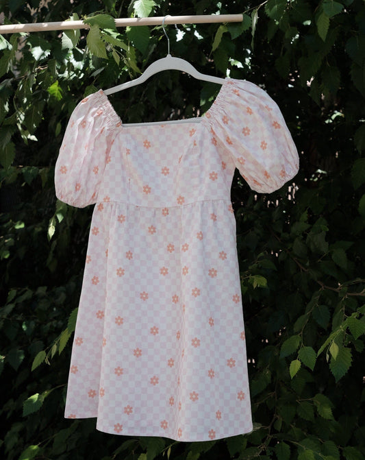Floral Puff Sleeves Dress Sunbean 