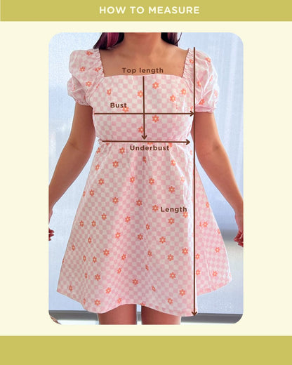 Floral Puff Sleeves Dress Sunbean 