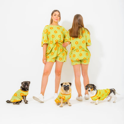 Flower Power Human Shorts Sunbean 