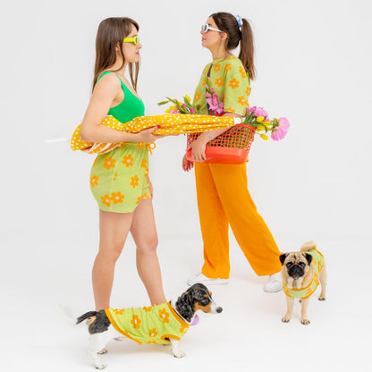 Flower Power Human Shorts Sunbean 