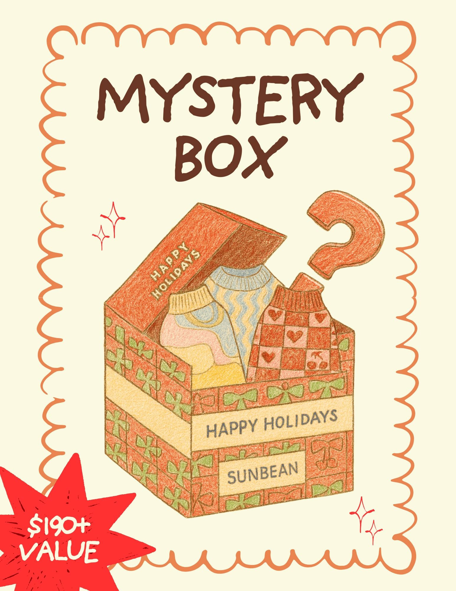 Mystery Holiday Box ($190+ Value) Sunbean 