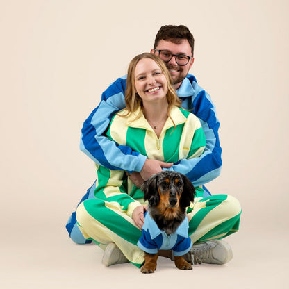 *Pre Order* Ziggy Cotton Quarter Zip Dog and Dog Owner Matching Set Sunbean 
