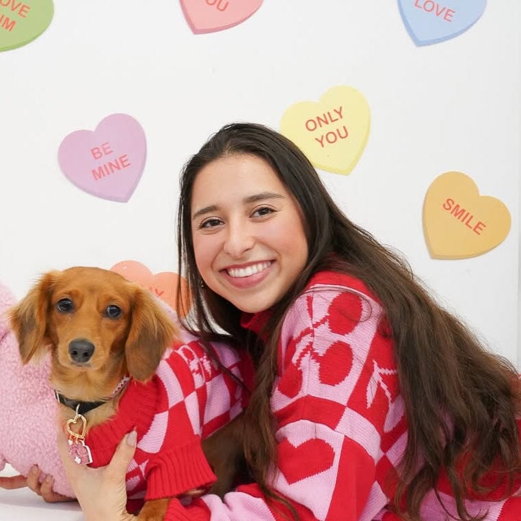 *PREORDER* Love Matching Sweater For Dog and Dog Parent Sunbean 