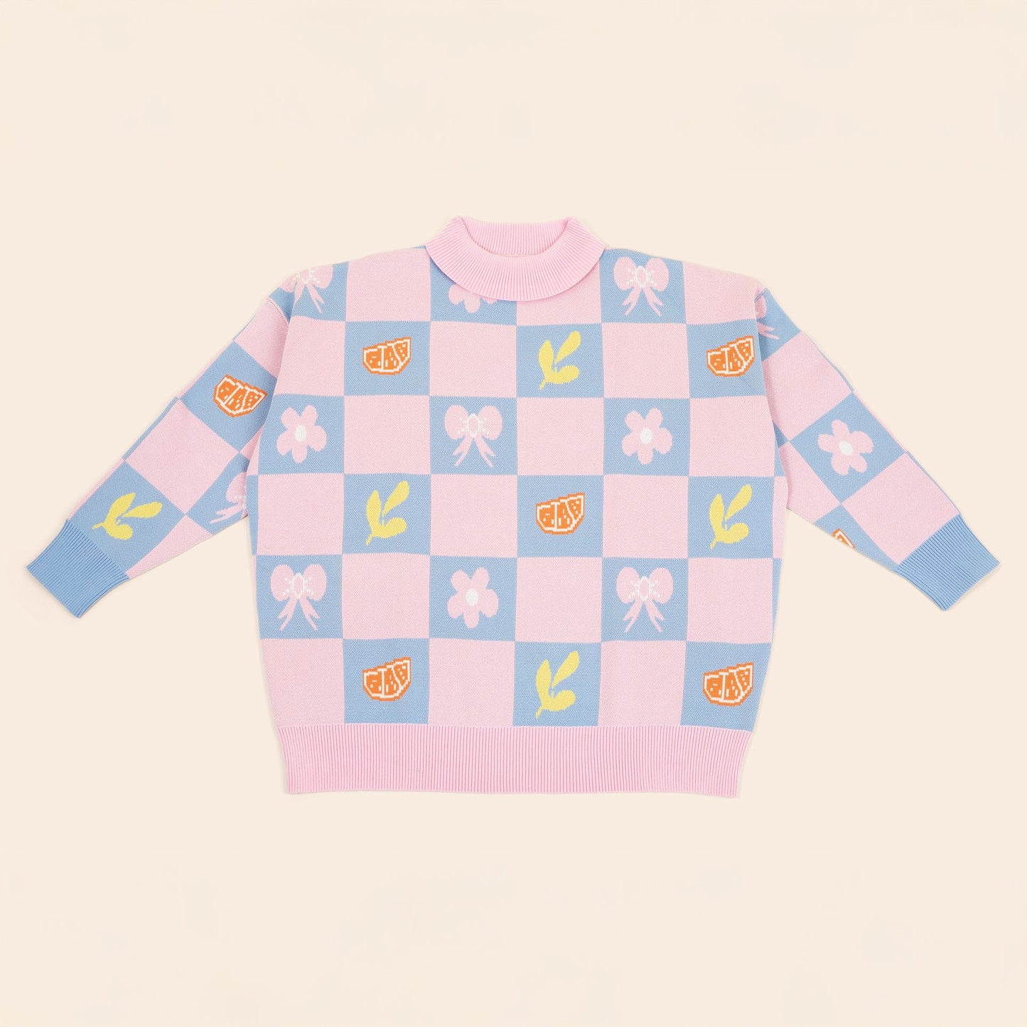 Shelly Cotton 2-Pieces Matching Sweater Set For Dog and Dog Mom Sunbean 