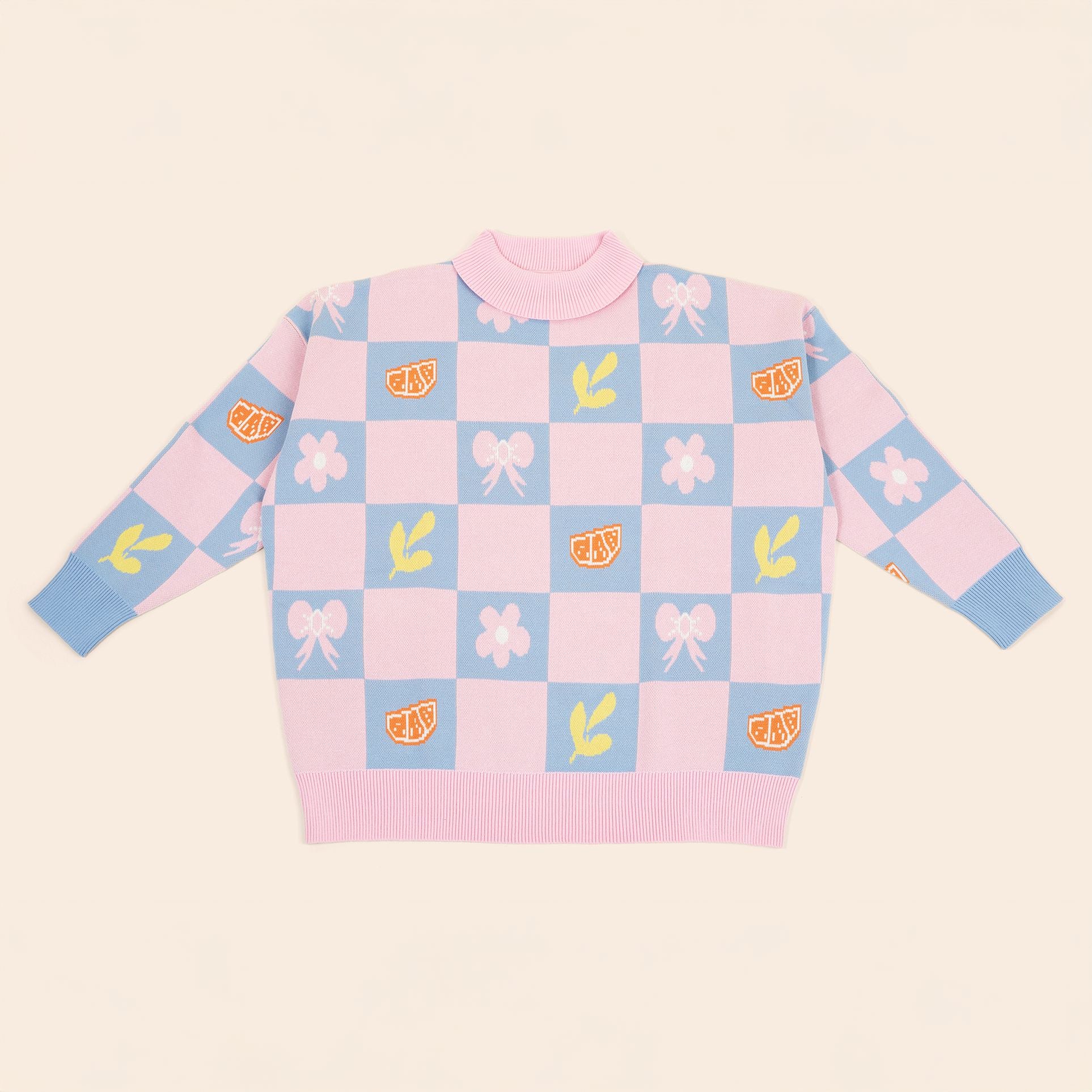 Shelly Cotton 2-Pieces Matching Sweater Set For Dog and Dog Mom Sunbean 