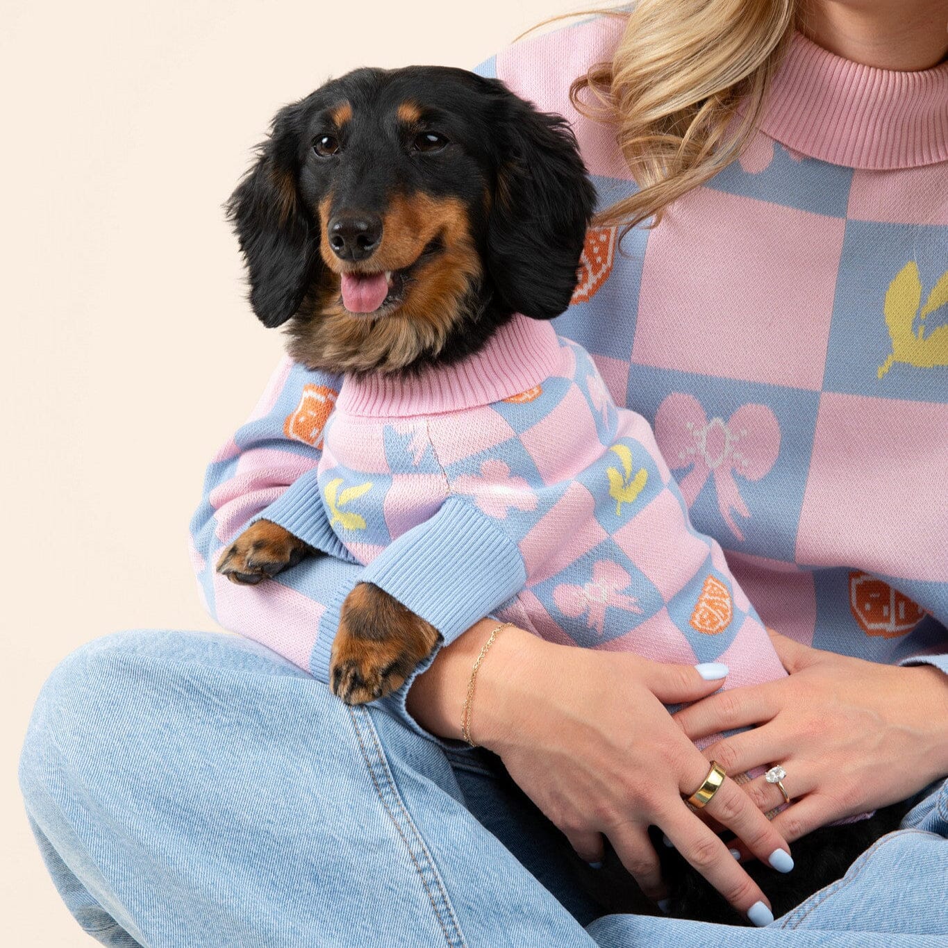 Shelly x Sunbean Dog and Dog Mom Matching 2-Pieces Set Sunbean 