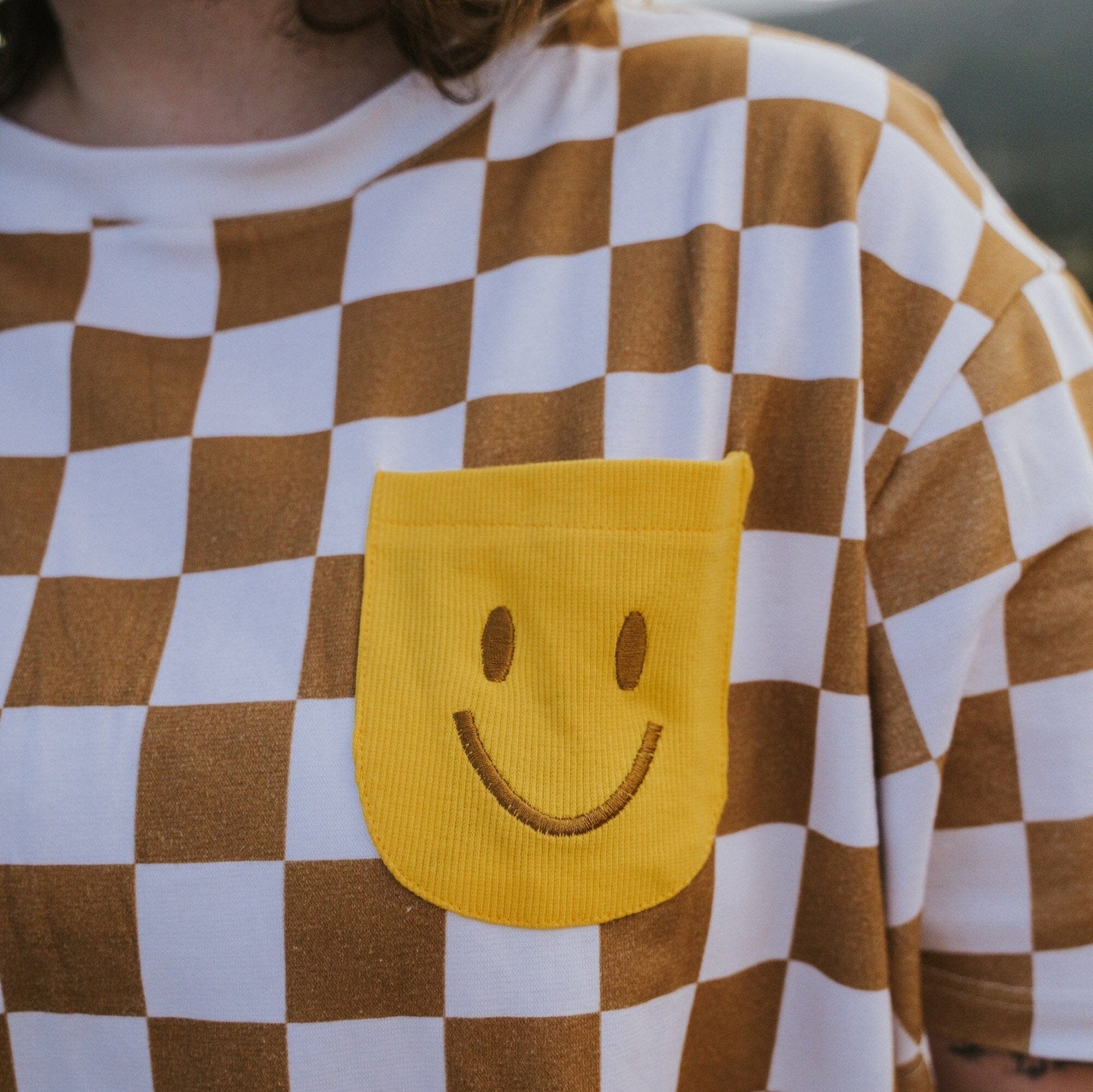 Smiley Cotton 2-Piece Matching T-shirt For Dog and Dog Parents Sunbean 