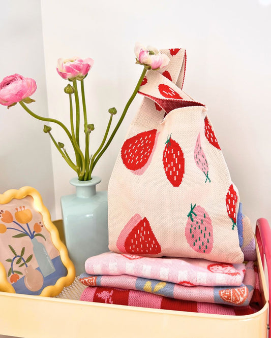 Strawberry Mini Tote Sunbean 
