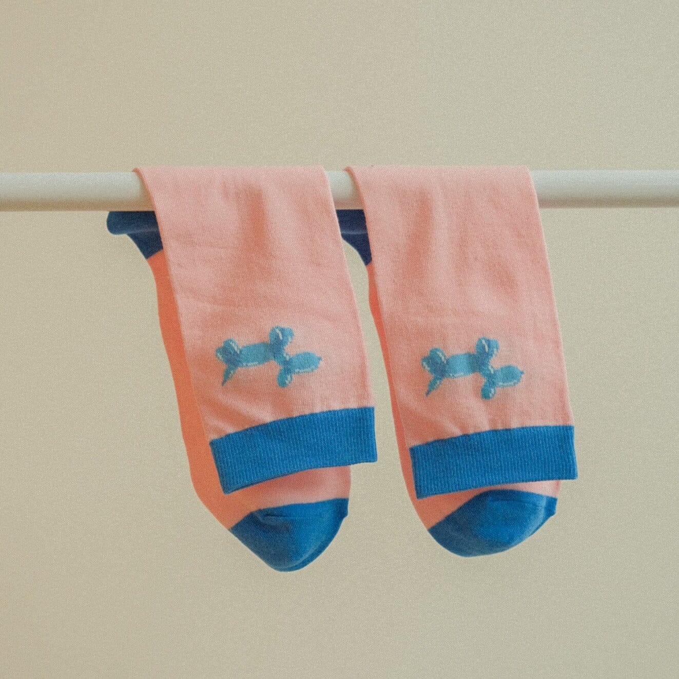 The Weens Human Crew Socks Sunbean Pink 