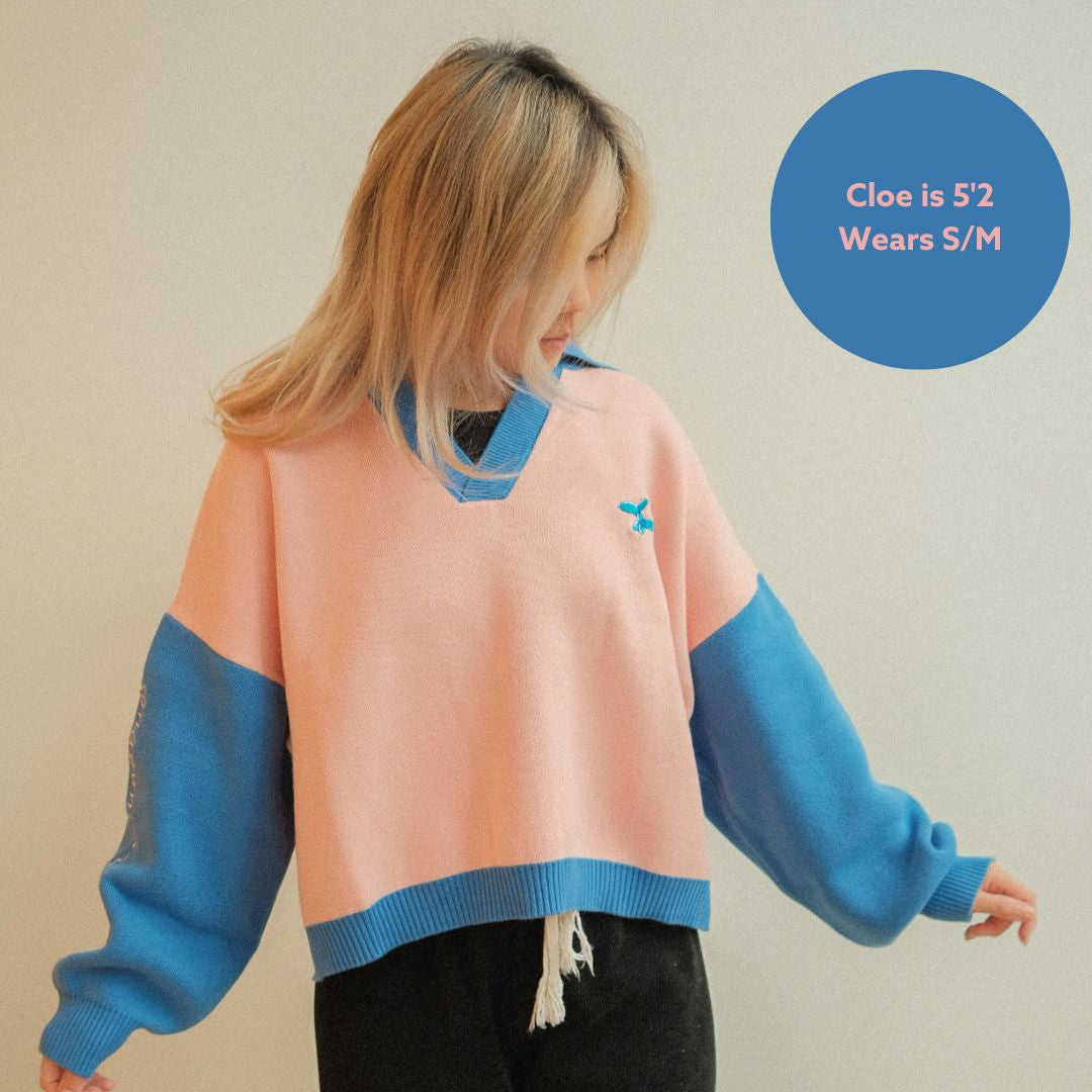 The Weens Human Cropped Pullover Sunbean 