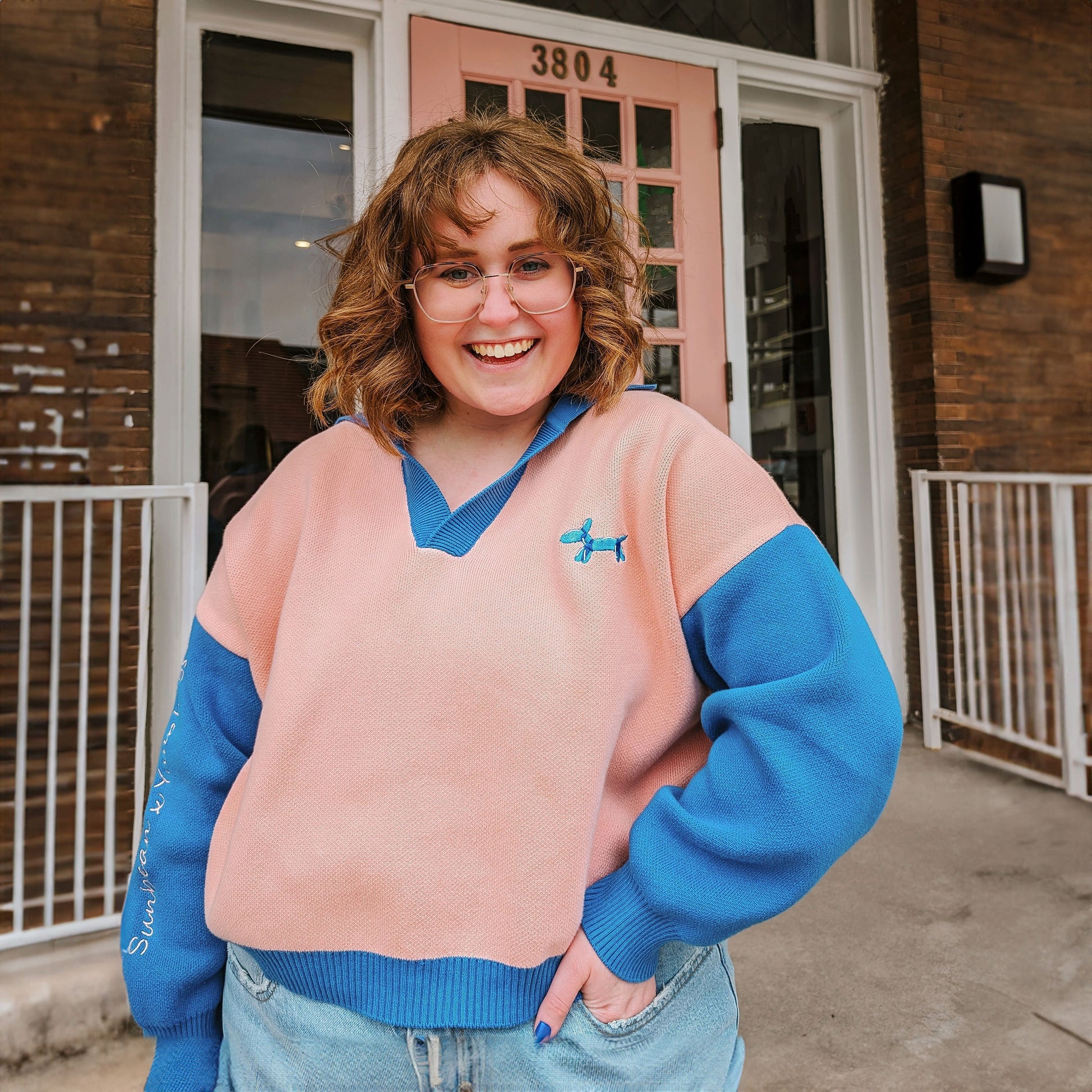 The Weens Human Cropped Pullover Sunbean 