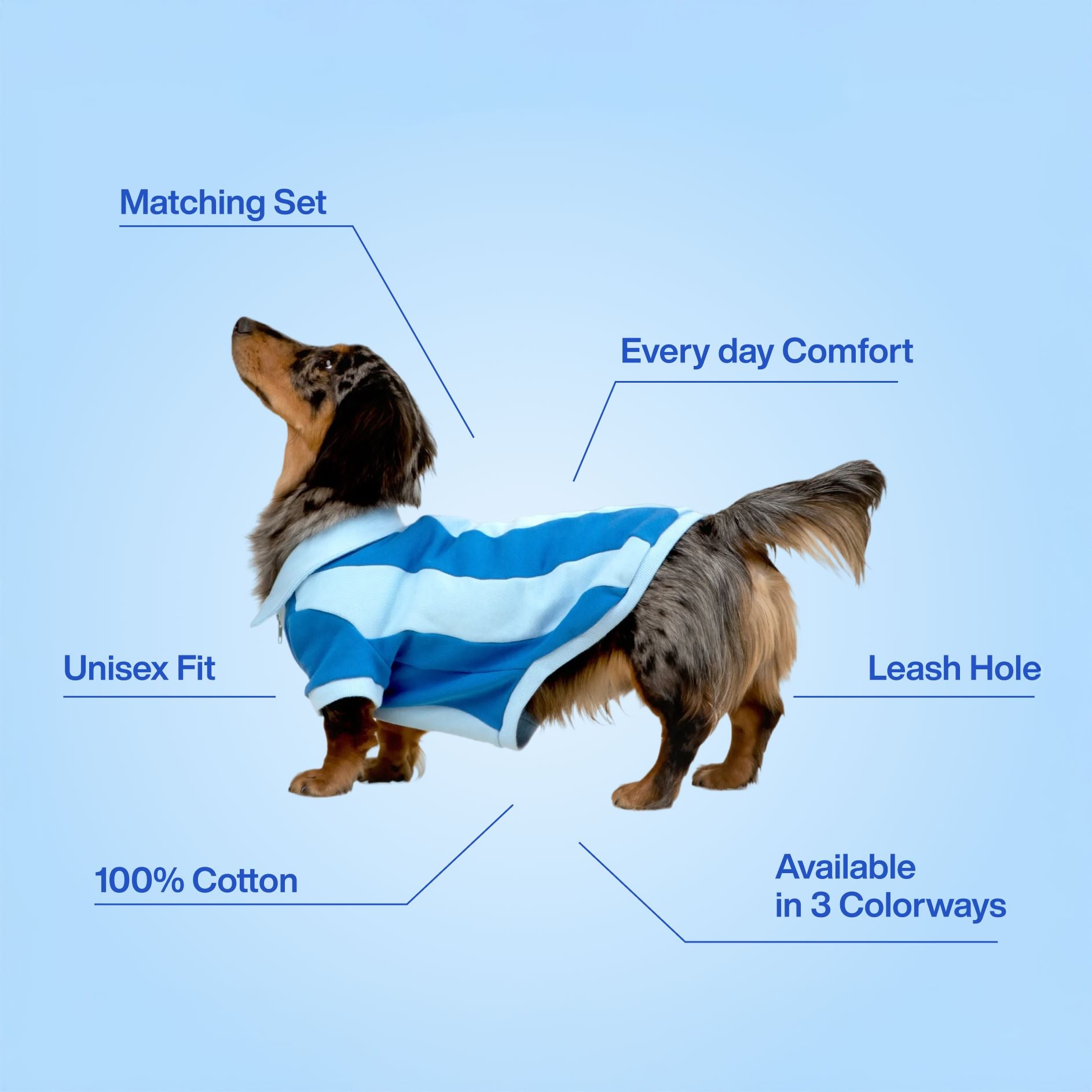 Ziggy Cotton Dog Quarter-Zip Pullover Sunbean 