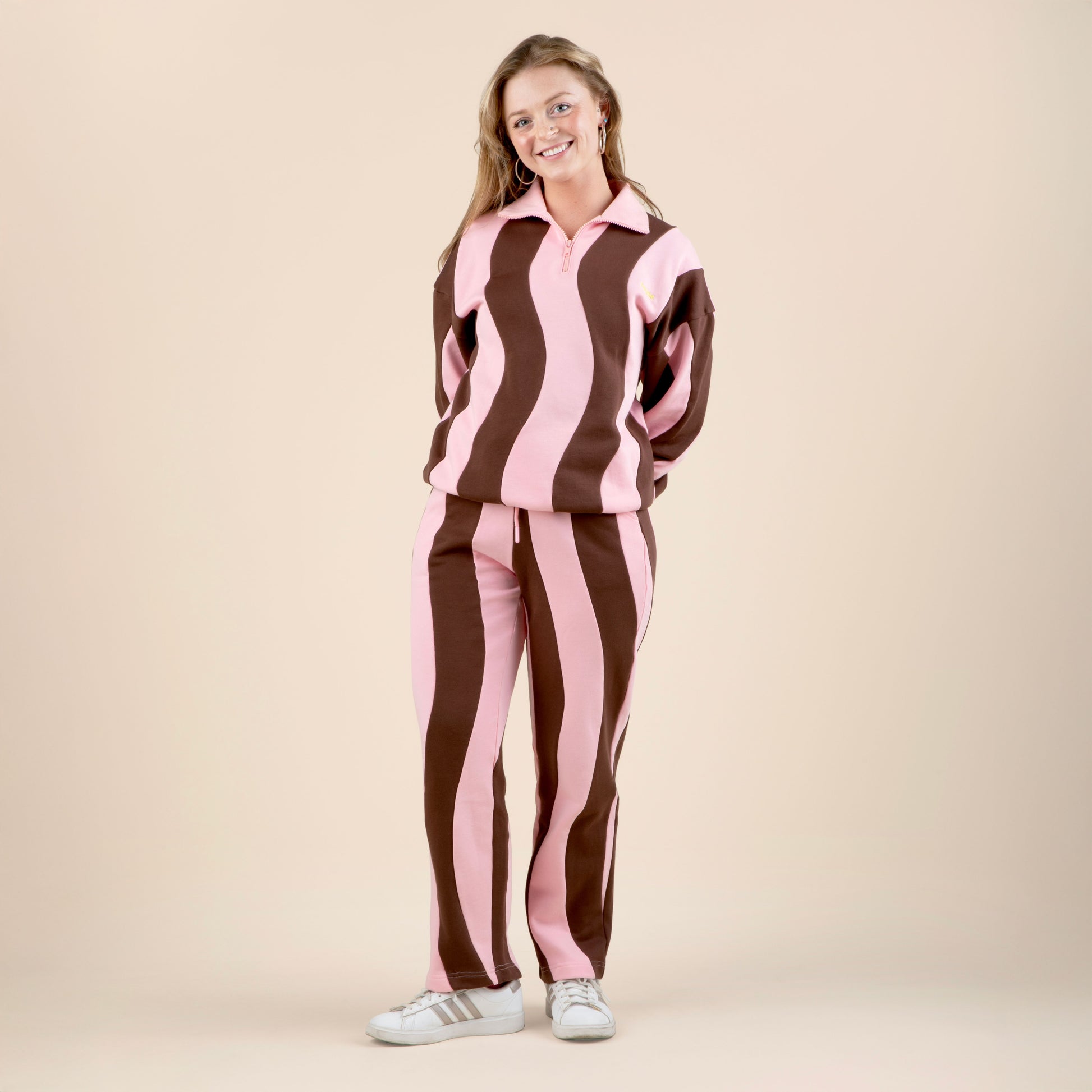 Ziggy Cotton Human Quarter-Zip Sweatshirt Sunbean 