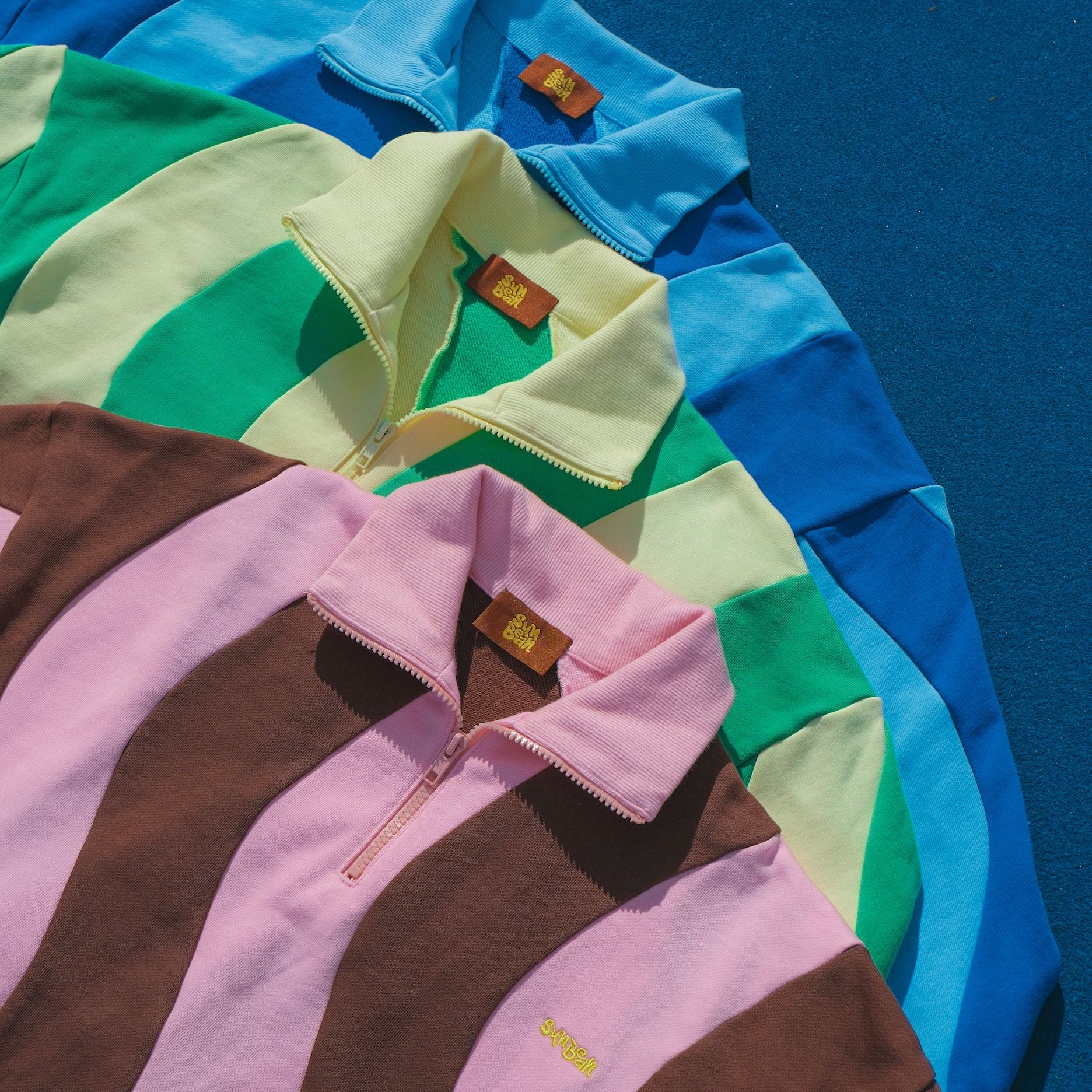 Ziggy Cotton Human Quarter-Zip Sweatshirt Sunbean 