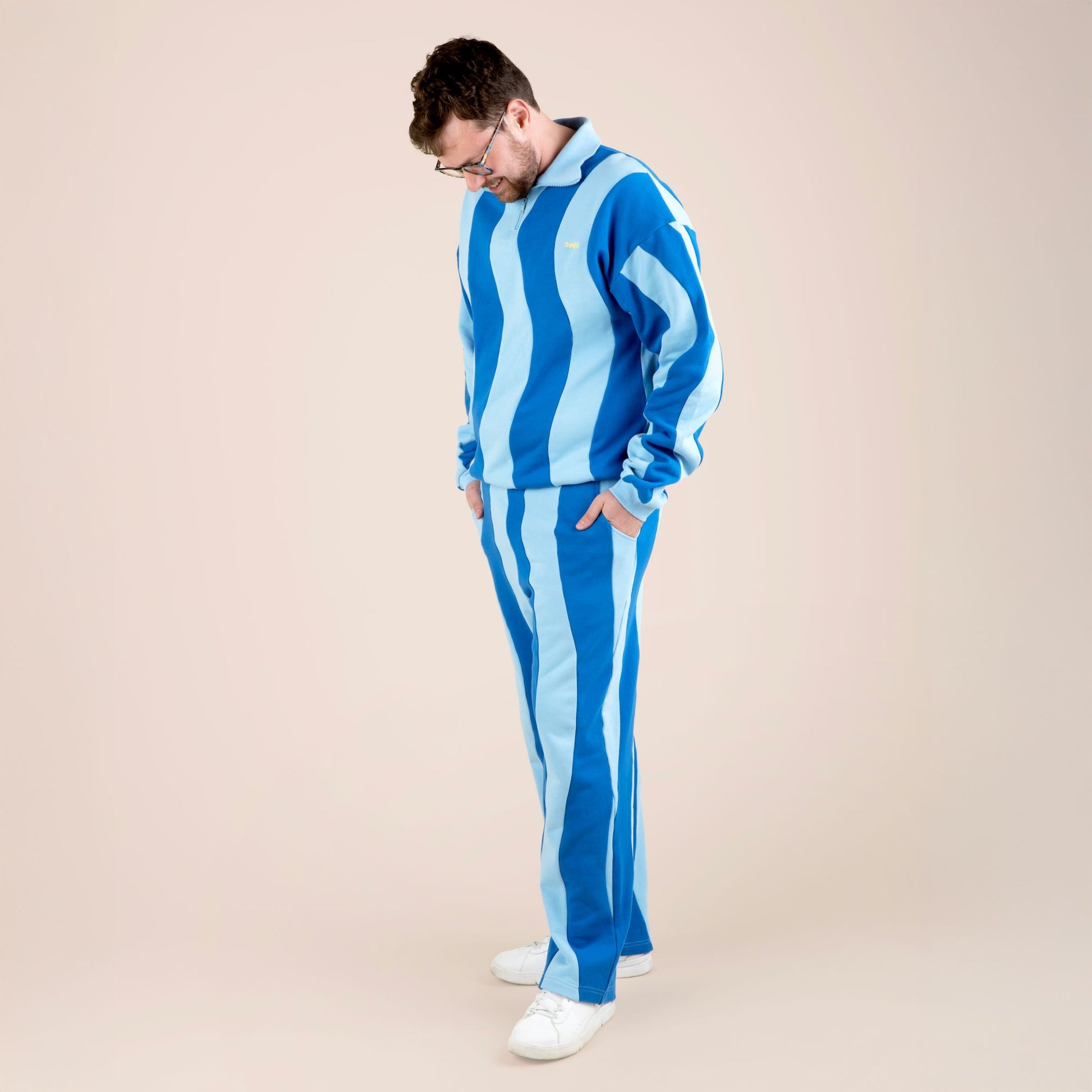 Ziggy Cotton Human Quarter-Zip Sweatshirt Sunbean 