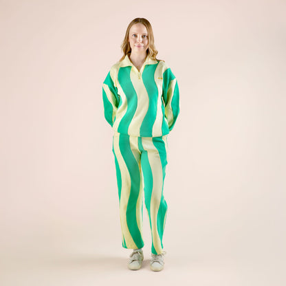 Ziggy Cotton Human Quarter-Zip Sweatshirt Sunbean 