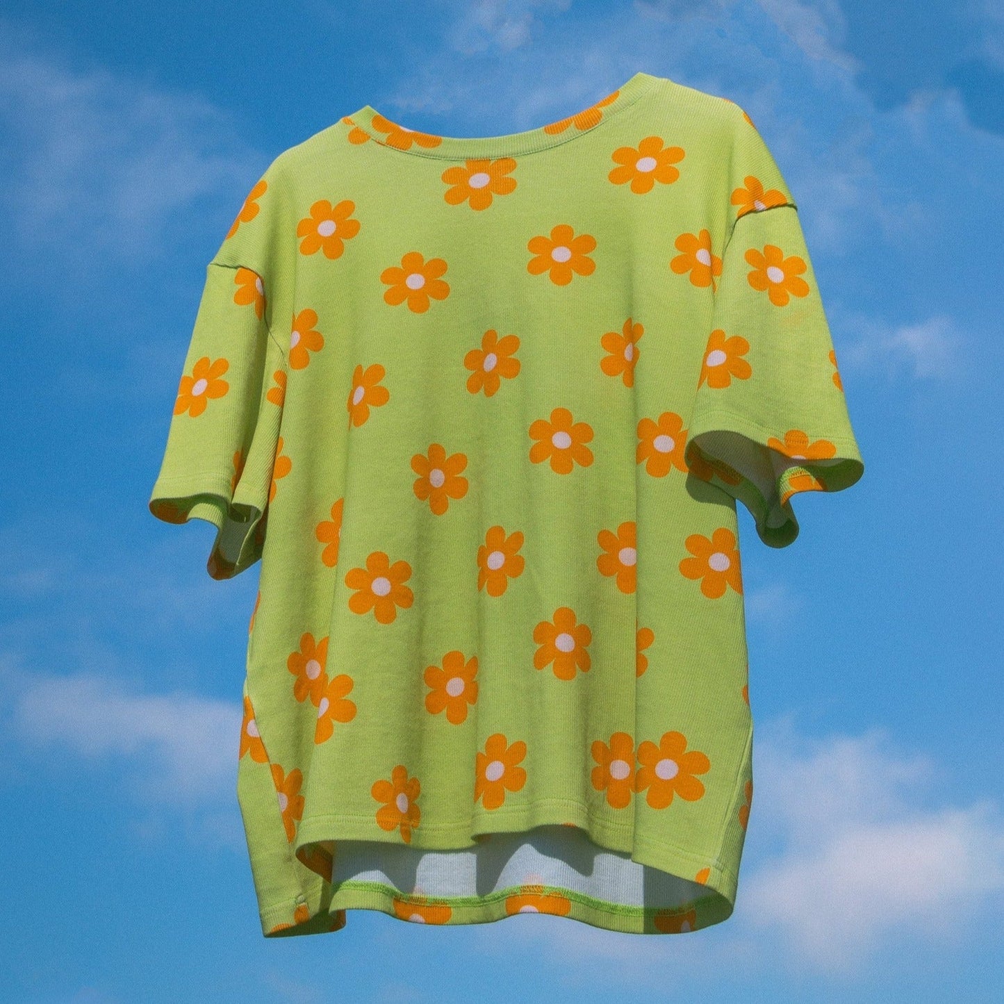 *PRE-ORDER* Flower Power Human Oversized T-shirt Sunbean 